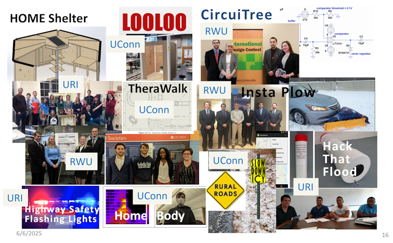 combined capstone collage